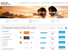 Tablet Screenshot of buscarpareja.es